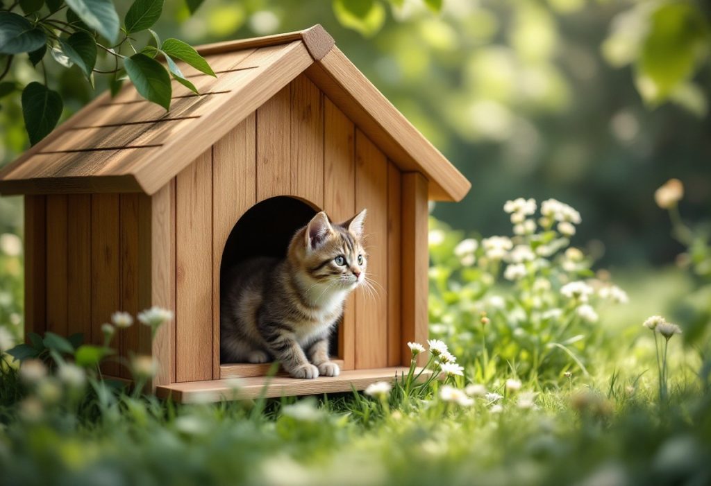 Comment bien équiper votre chat avec une niche extérieure pour chat