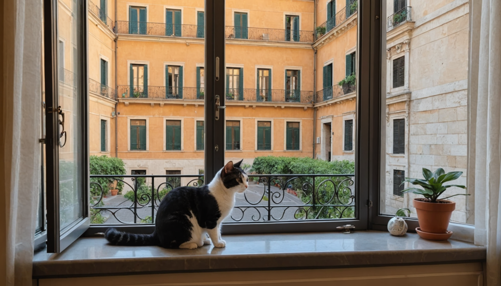 Voyager avec son chat et trouver des hébergements adaptés à Rome
