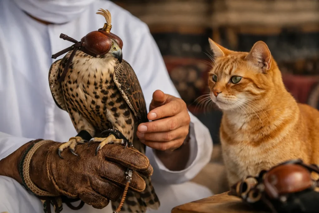 Félins et fauconnerie : les animaux emblématiques d’Abu Dhabi