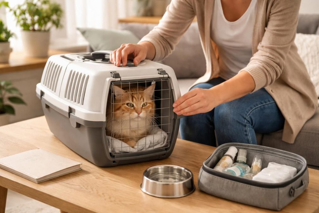 Adopter un chat et préparer son transport en caisse sécurisée pour visites vétérinaires régulières
