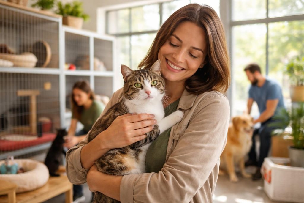 Économiser sur les frais vétérinaires en adoptant un chat dans un refuge associatif