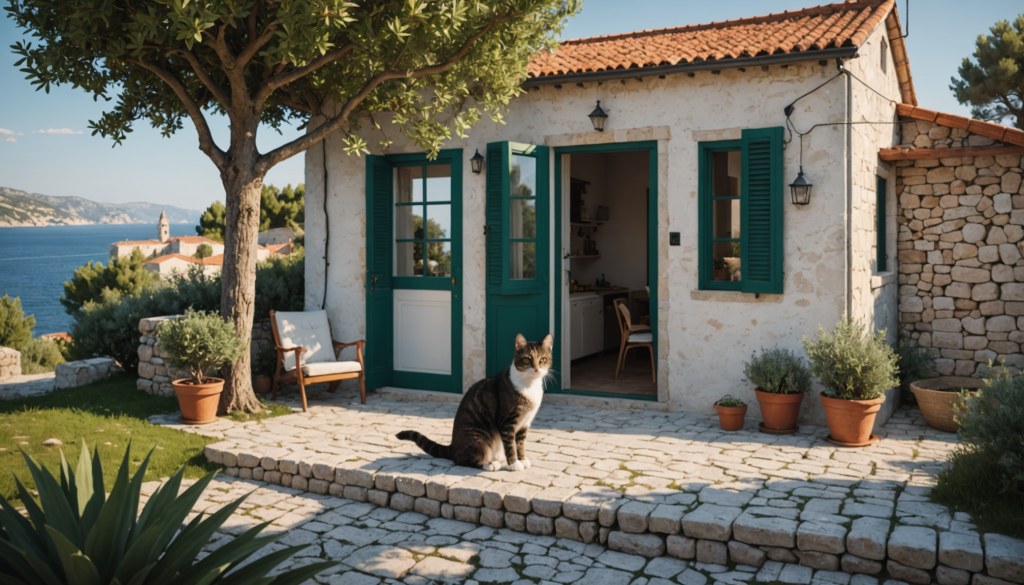 Voyager avec son chat en Croatie : hôtels accueillants et conseils pratiques