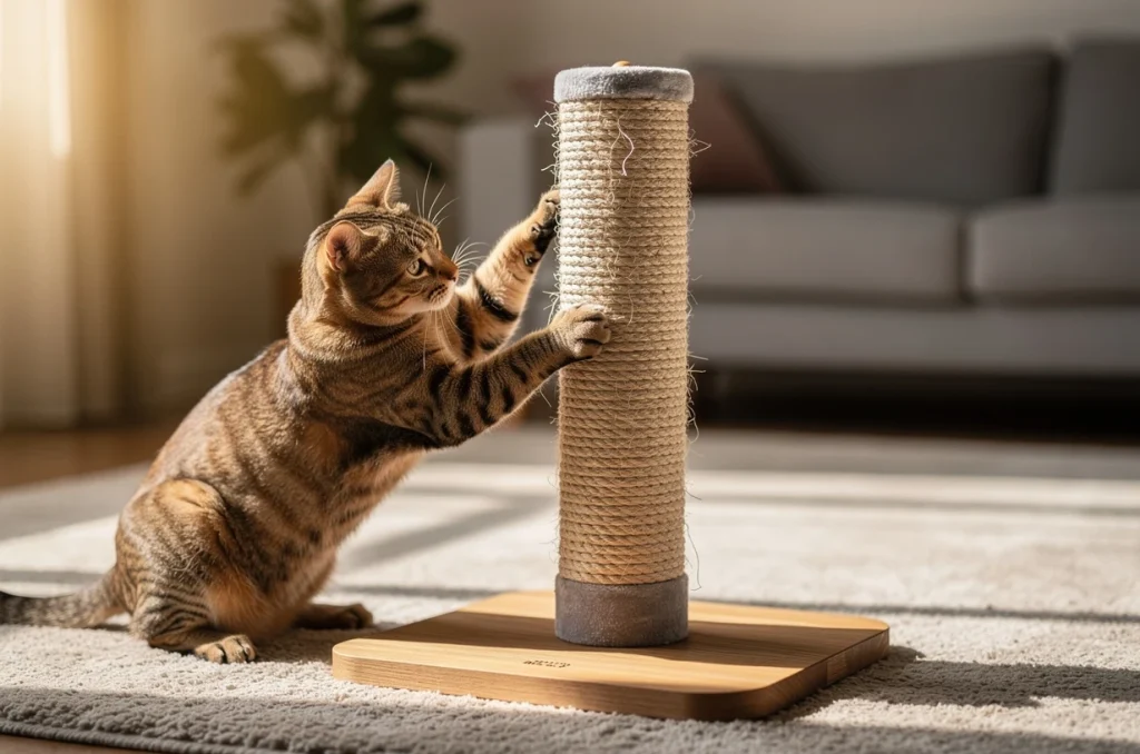 Quel griffoir pour chat choisir pour satisfaire votre félin préféré ?