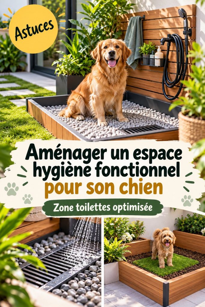 Aménager un espace hygiène fonctionnel pour votre chien