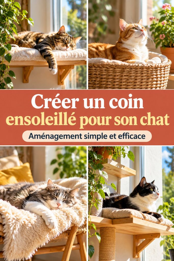 Créez un coin ensoleillé parfait pour votre chat