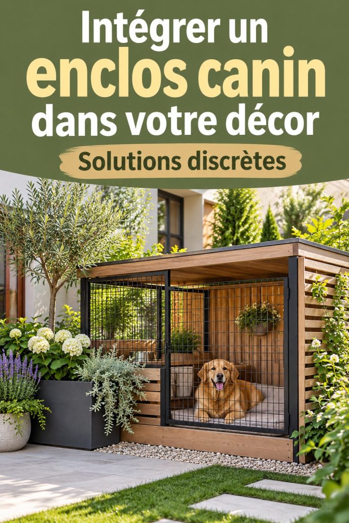Intégrer un enclos canin dans votre décor