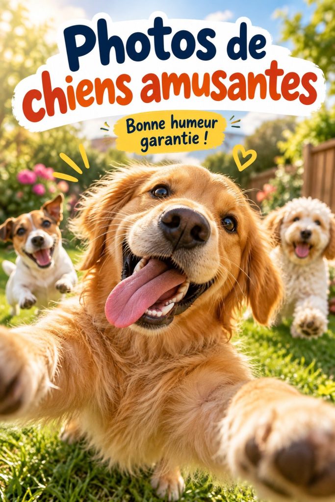 Un chien avec une expression hilarante, capturant un moment drôle.