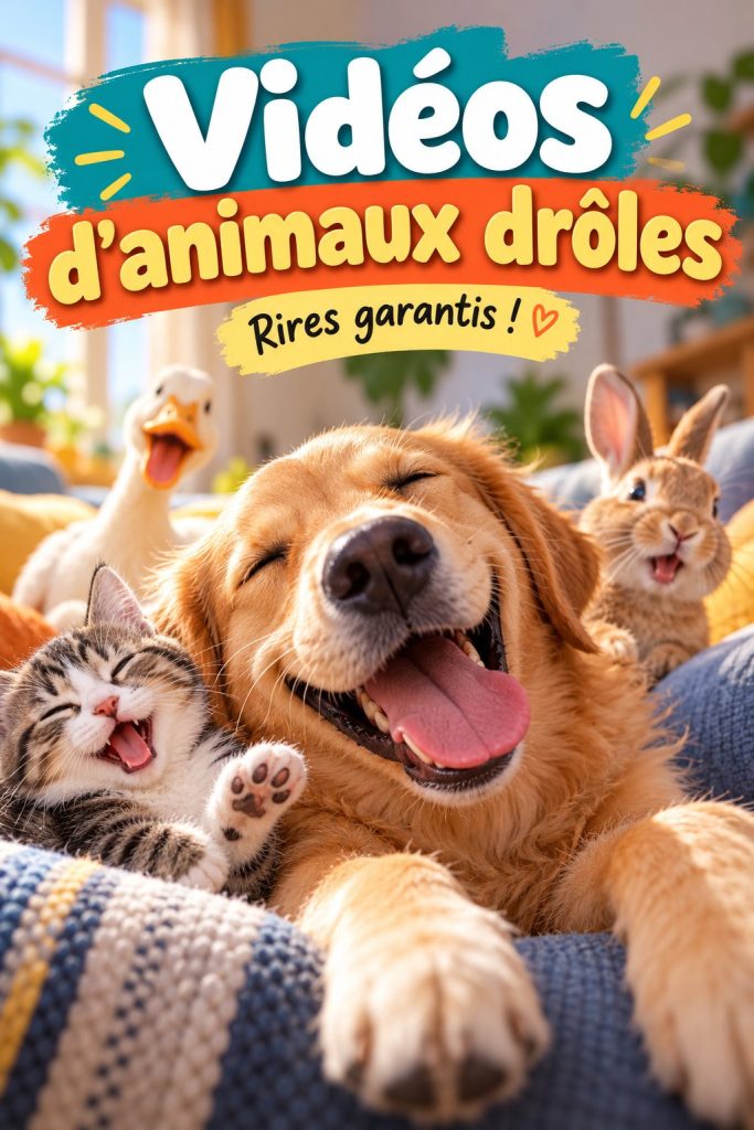 Les vidéos d’animaux drôles qui font sourire